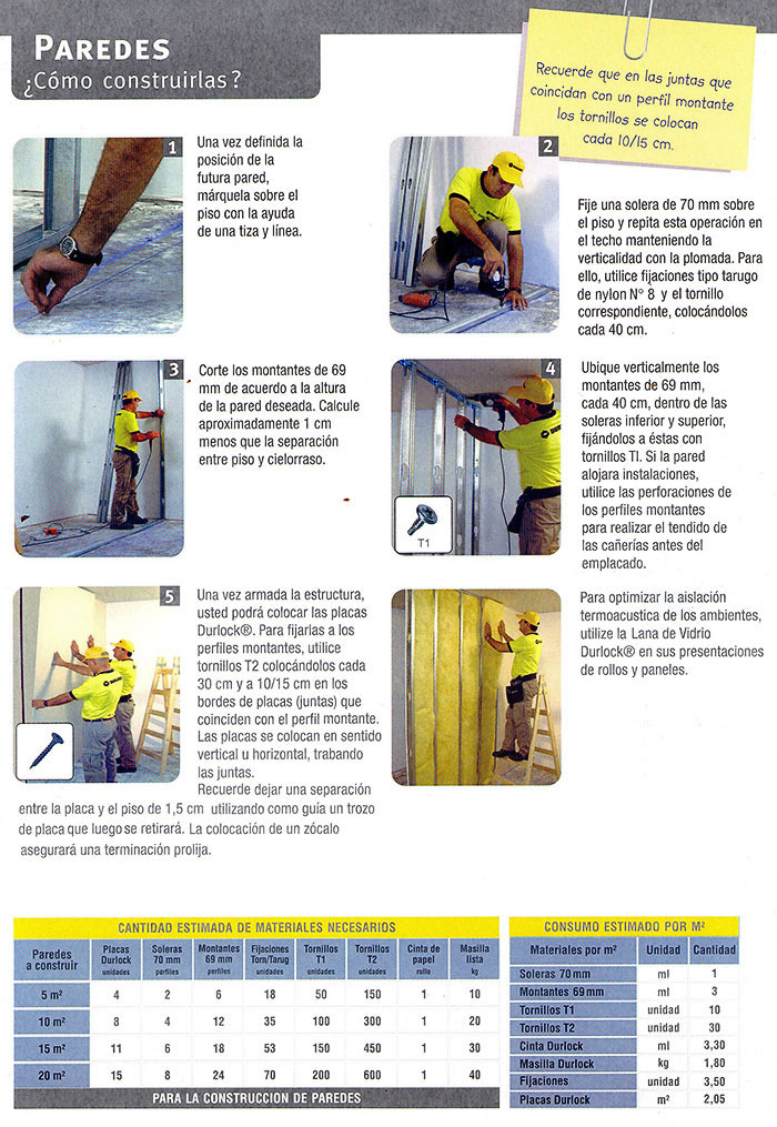 paredes construccion en seco